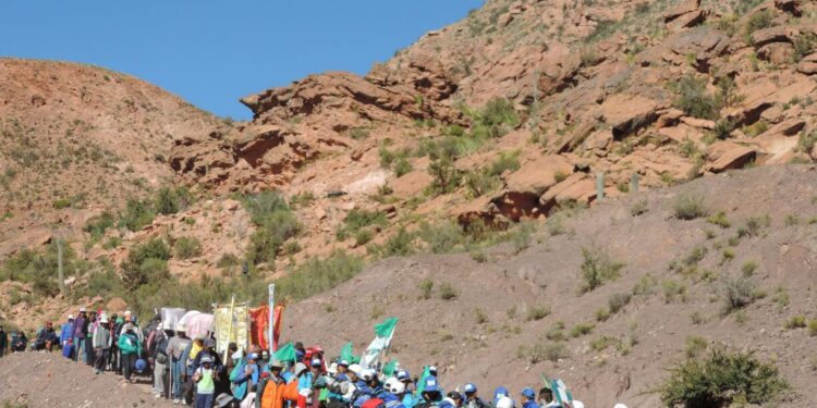 Peregrinación a Punta Corral: La Virgen estará en Tumbaya el 10 de abril