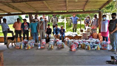 Familias aisladas de la Comunidad Aborigen Laguna de Tesorero recibieron asistencia
