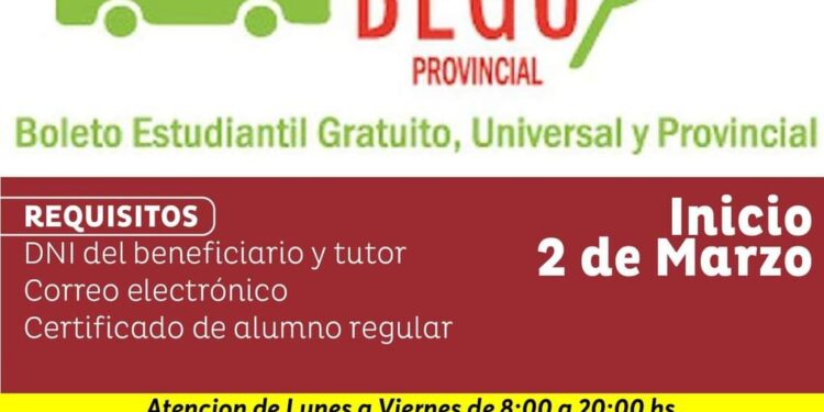 Comenzó la inscripción y renovación para BEGUP