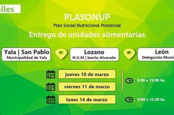 Comer en Casa: Entrega de unidades alimentarias en Yala, Lozano y León