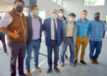 En San Pedro la contrucción de la escuelas tiene un buen avance de obras