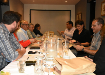 Julio Bravo y una reunión productiva con el equipo de Girsu Jujuy