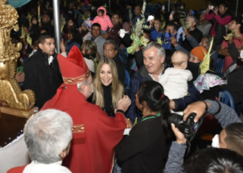 Morales oró a la Mamita del Cerro por el Pueblo de Jujuy