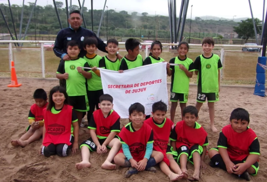 Encuentro «Fútbol Playa Kids» en la Ciudad Cultural