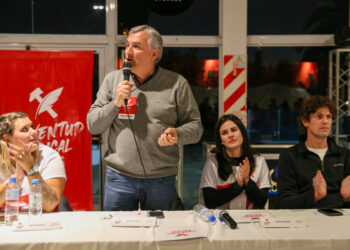 Morales compartió una jornada de trabajo y militancia con autoriaddes del JR de todo el país