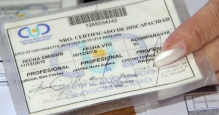 Hoy comienzala entrega del certificado Único de Discapacidad en Jujuy