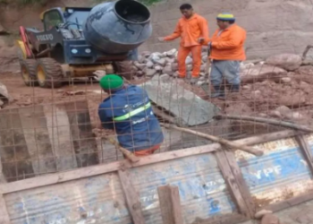 Puente en RP 83: Vialidad avanza en refuerzo estructural