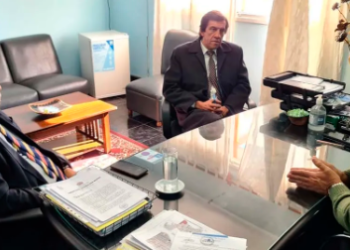 Álvarez García y Sadir llevaron a Libertador un mensaje conciliador a favor de la paz institucional