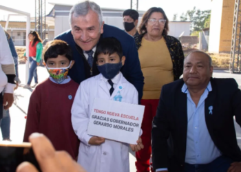 Con Renta de Cauchari: Morales inauguró una escuela en la que se formarán 500 alumnos de Santa Clara
