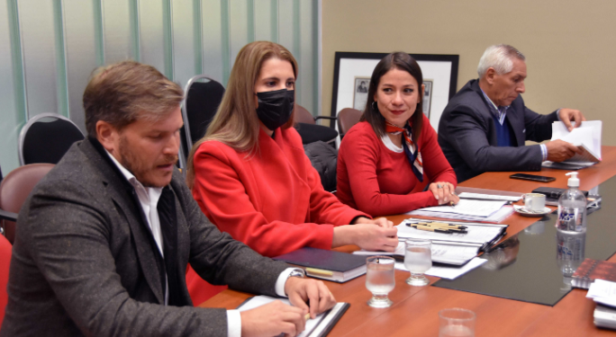 Reunión de trabajo entre la Legisaltura y la Secretaría de Derechos Humanos de la provincia