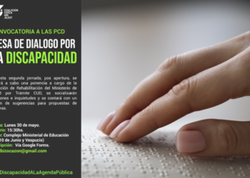Convocan a la segunda mesa de diálogo por la discapacidad