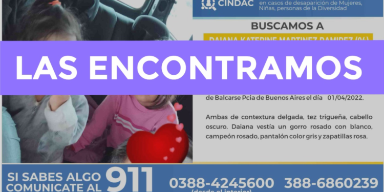 Las pequeñas de 2 y 4 años que eran intensamente buscada fueron localizadas