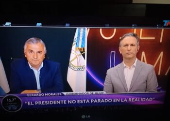 Gerardo Morales: «yo soy el gobernador de Jujuy, elegido por el pueblo, y me tienen que respetar en esa condición y tienen que respetara mi provincia»