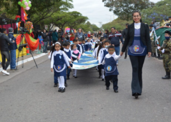 Los jardineritos disfrutaron a pleno del desfile en su día