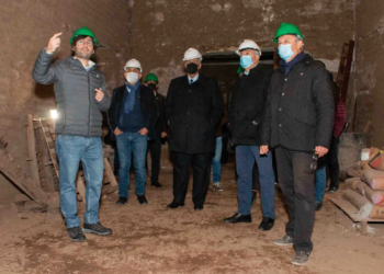 Gerardo Morales verificó el estado de obra del mega proyecto del Cabildo