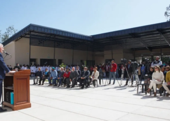 Morales inauguró el nuevo edificio del Secundario 38 de Las Pampitas