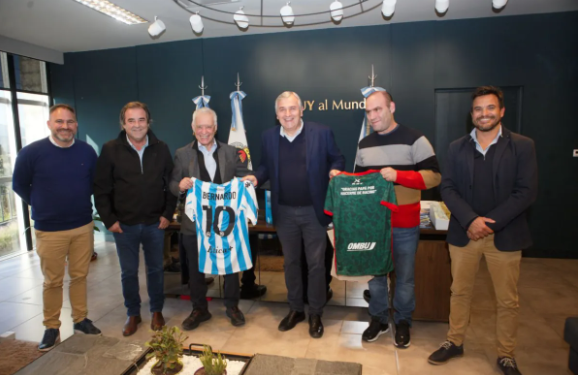 Morales recibió a los presidentes de Racing Club y Agropecuario