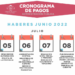 Este martes 5 de julio comienza el cronograma de pagos