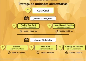 Se efectuará la entrega de unidades alimentarias en la Puna y Quebrada