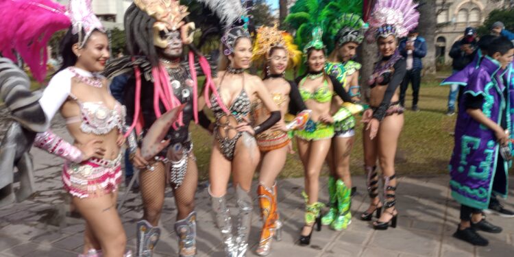 San Pedro presento el «Carnaval de Invierno» del país