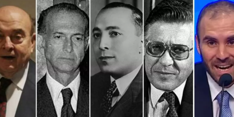 Argentina tuvo 128 ministros de Economía desde 1854, casi uno por año