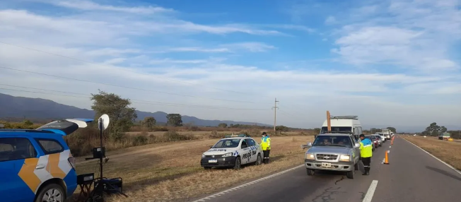 Seguridad Vial labró más cien actas por excesos de velocidad