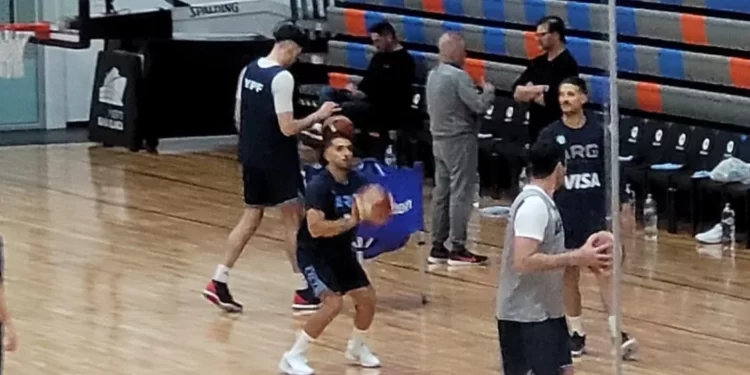 Mañana entrena la Selección Argentina de básquet a puertas abiertas en el Dow Center
