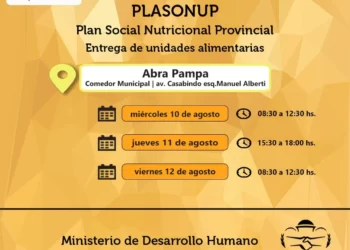 Entrega de unidades alimentarias a familias de Quebrada y Puna