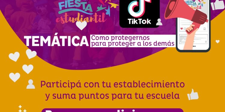 Concurso de Tik-Tok en la estudiantina 2022