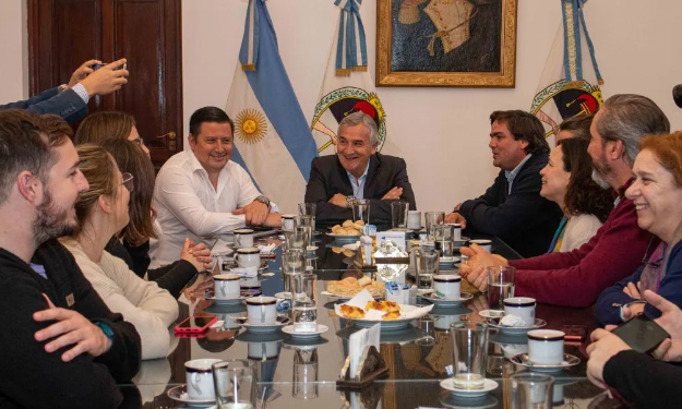 Morales recibió a concejales bonaerenses que vinieron a conocer el modelo productivo jujeño
