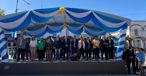 Morales participó del acto en honor a José de San Martin