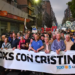 El peronismo se movilizó en el interior en apoyo a Cristina, mientras sigue la vigilia en Recoleta