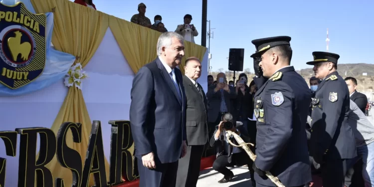 Acto conmemorativo de la creación de la Policía de la Provincia