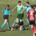 Un Futbolista agrede cobardemente a una Mujer Arbitro