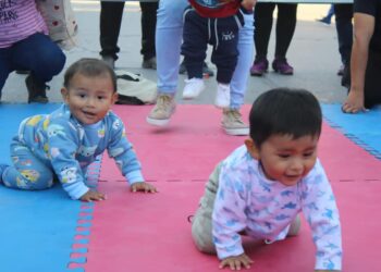 «Jugando en pañales» fue un éxito en San Pedro