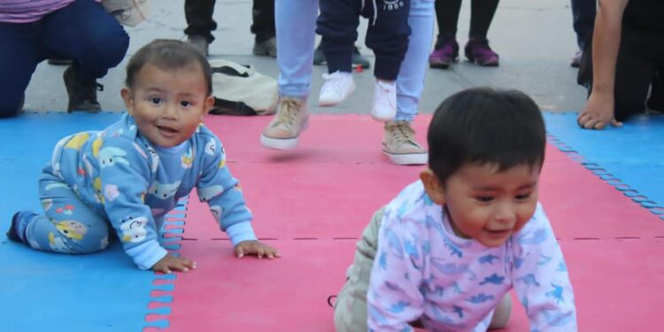 «Jugando en pañales» fue un éxito en San Pedro