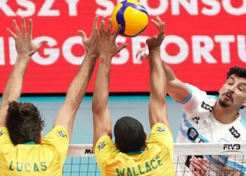 La Selección Argentina de vóley perdió contra Brasil y quedó eliminada del Mundial