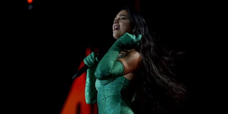 El increíble show de Dua Lipa en Buenos Aires