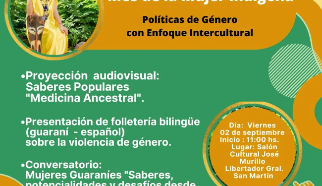 Mes de la Mujer Indígena