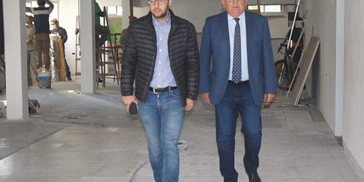 Julio Bravo resaltó el avance de obras en el edificio de desarrollo humano