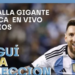 Pantalla gigante para ver Argentina vs Países Bajos