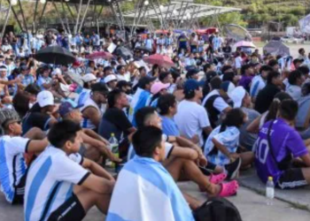 Jujeños vivieron el triunfo argentino en la pantalla gigante de Ciudad Cultural