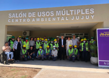 Centro Ambiental Jujuy: Gerardo Morales inauguró el Salón de Usos Múltiples