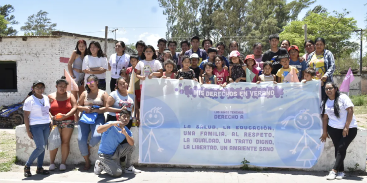 «Mis Derechos en Vacaciones» con niños y niñas del Ramal