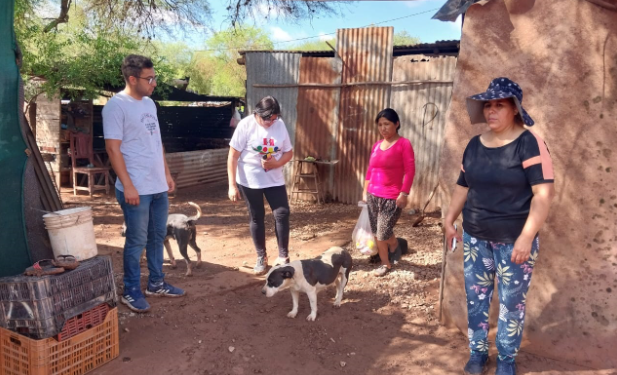 Familias de «El Acheral» recibieron asistencia tras el temporal