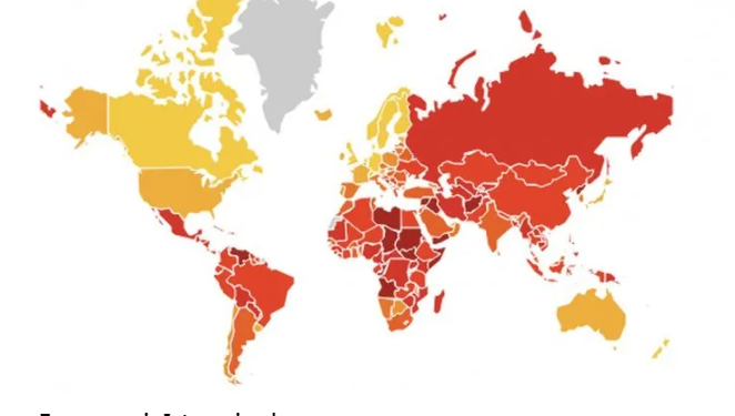 Ranking mundial de corrupción: en qué puesto está Argentina