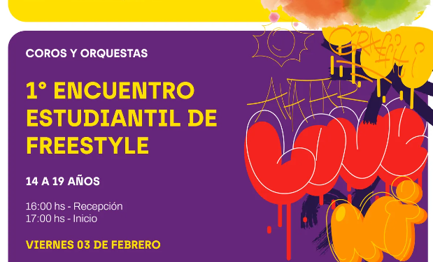 Encuentro Estudiantil de Freestyle en la Escuela de Verano