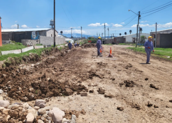 Obras de cordón cuneta en la ODIJ y nuevo plan en barrios