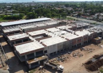Obras del nuevo hospital Orías, con más de 300 trabajadores