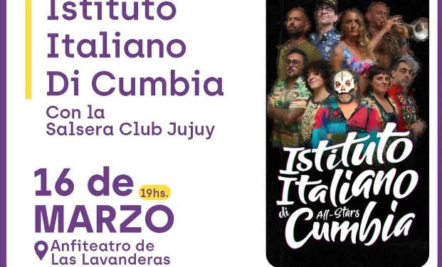 Concierto de cumbias con tonada italiana